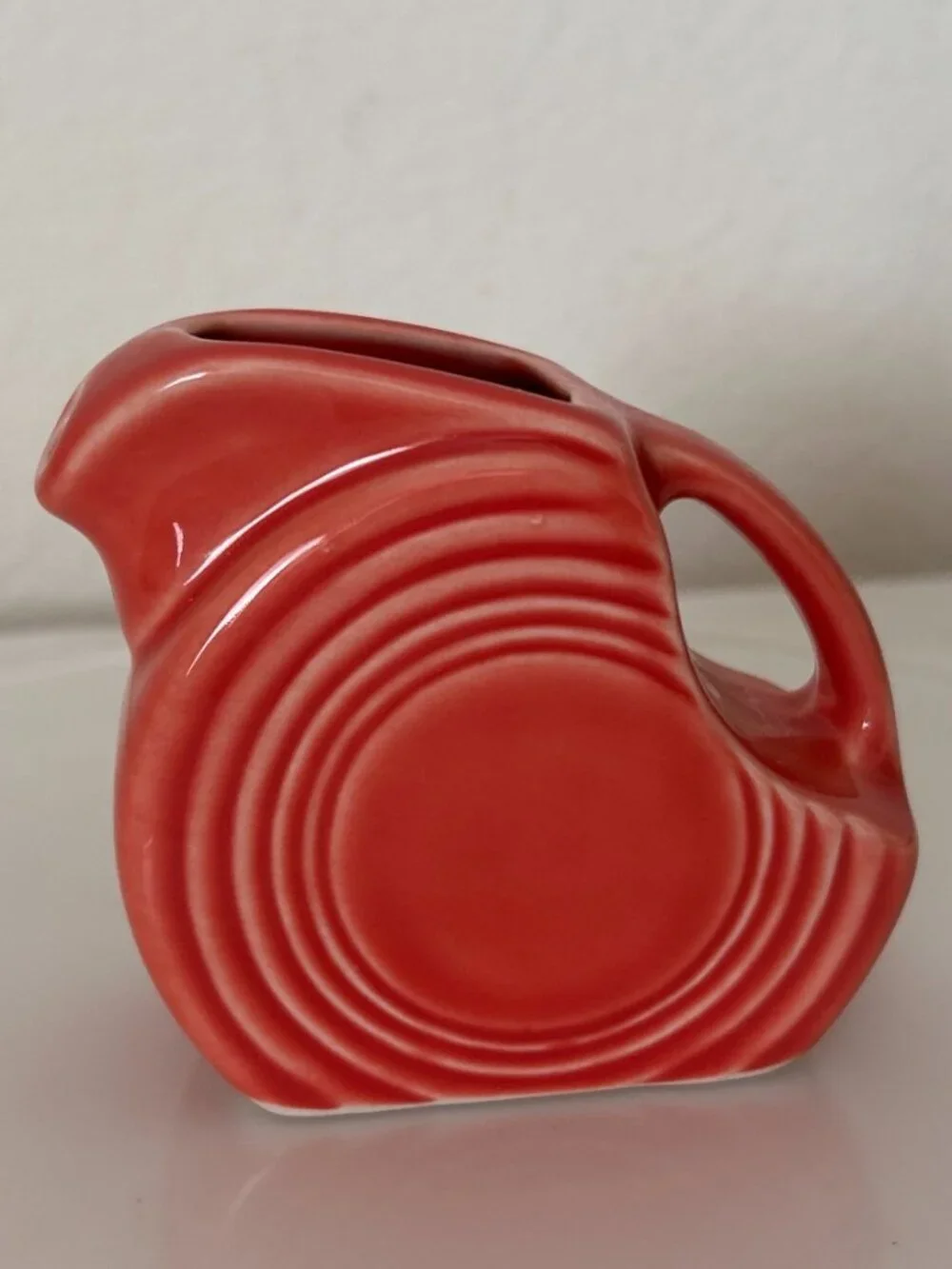 Fiesta Persimmon Orange Mini Disk Pitcher